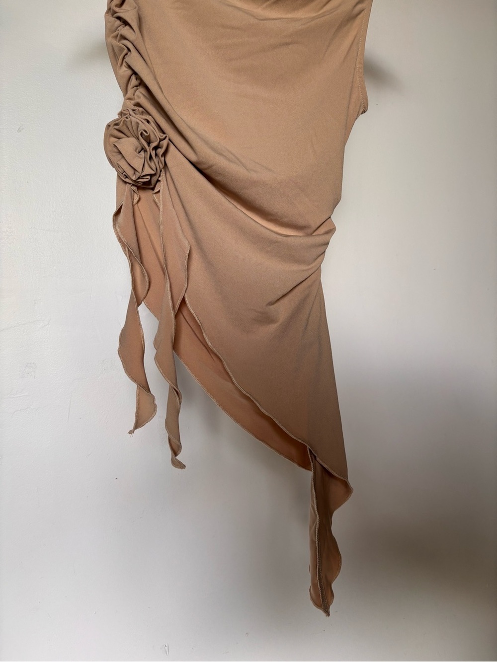 REVOLVE WEWOREWHAT Y2K Asymmetrical Rose Top - Picture 6 of 12